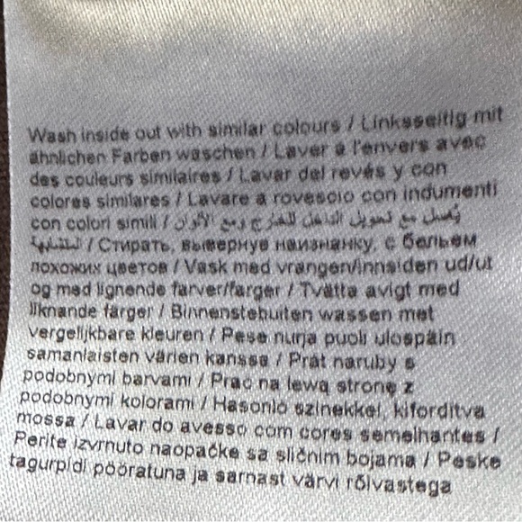 Blend Tee Shirt Mens XXL Brown Cotton Comfort All-over Motto Print Rib Crew - Picture 13 of 14